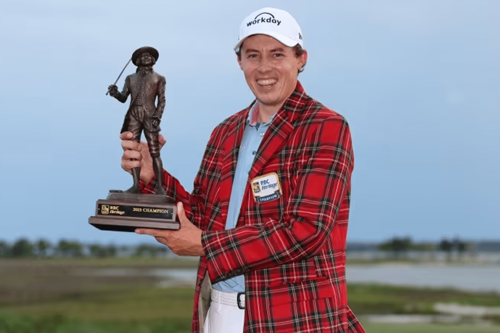 Matt-Fitzpatrick-celebrating-with-a-trophy-at-the-RBC-Heritage